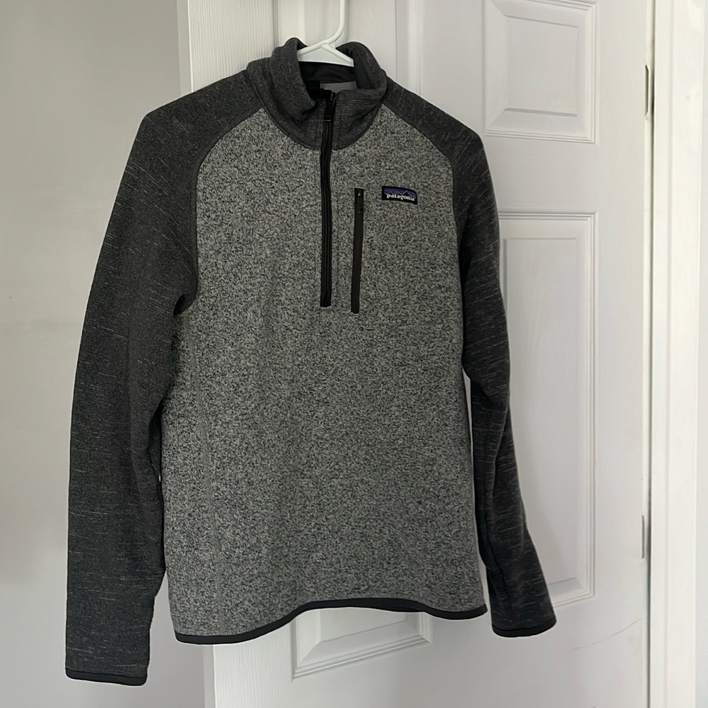 Men’s Patagonia better sweater two toned gray